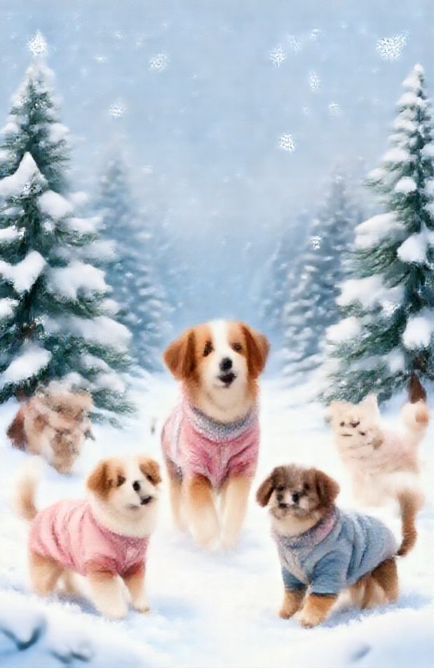Winter Pet Wallpaper