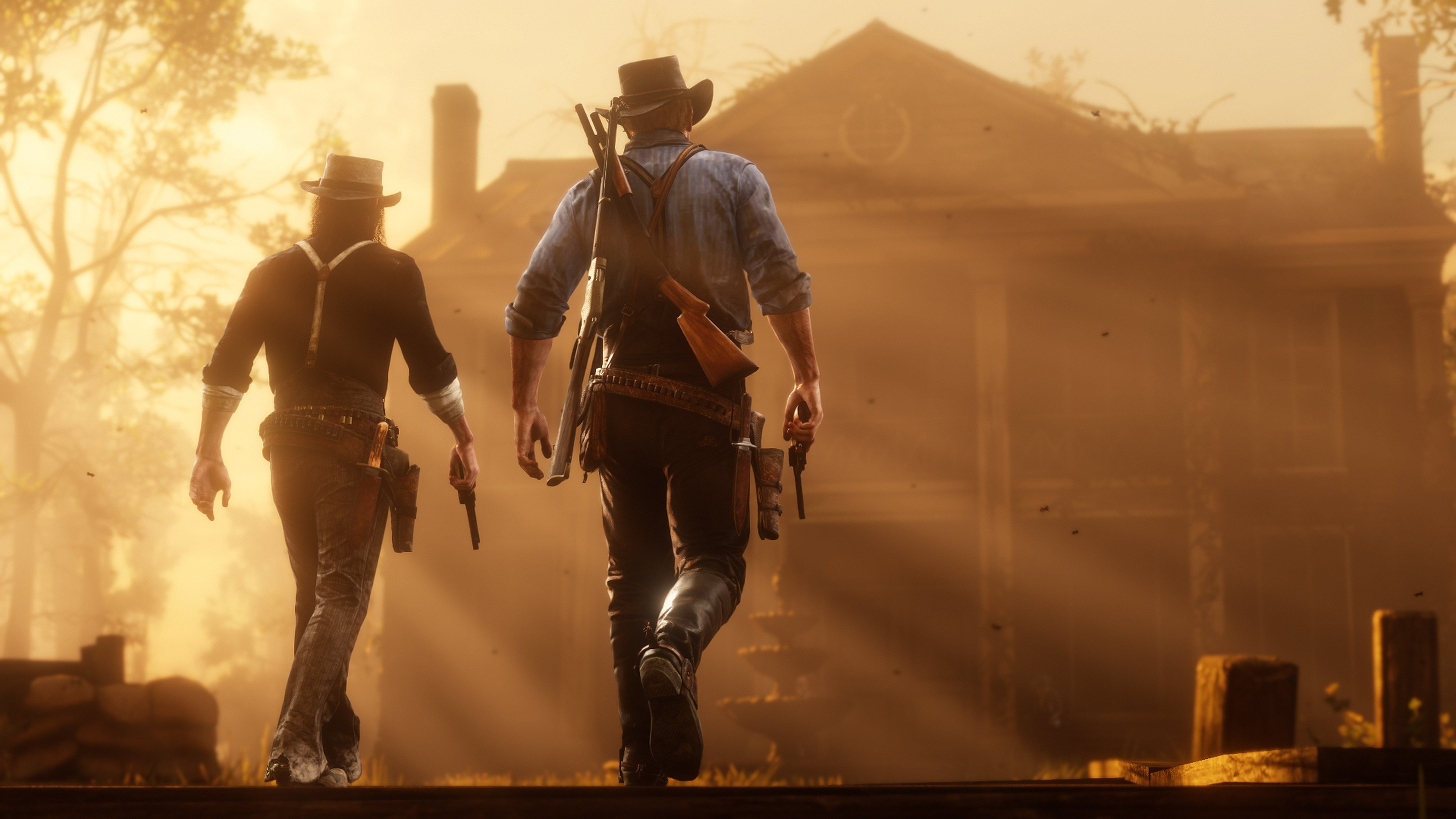 Red Dead Redemption Cowboys 4k Wallpaper HD Games Image