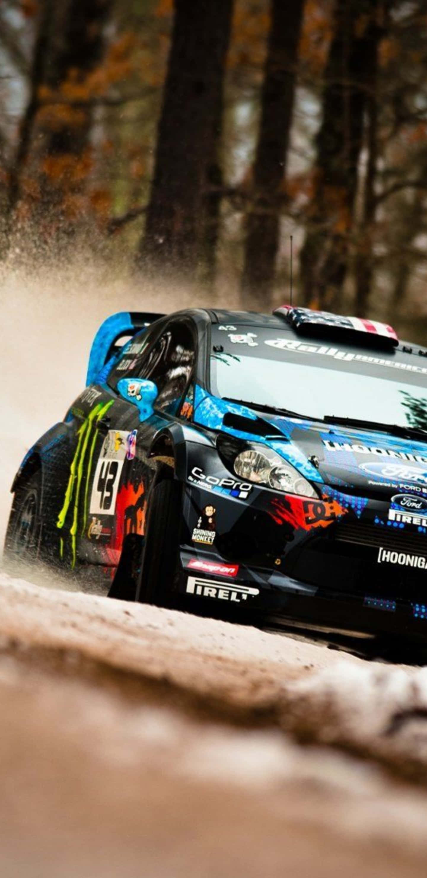 Pixel 3xl Dirt Rally Background Wallpaper