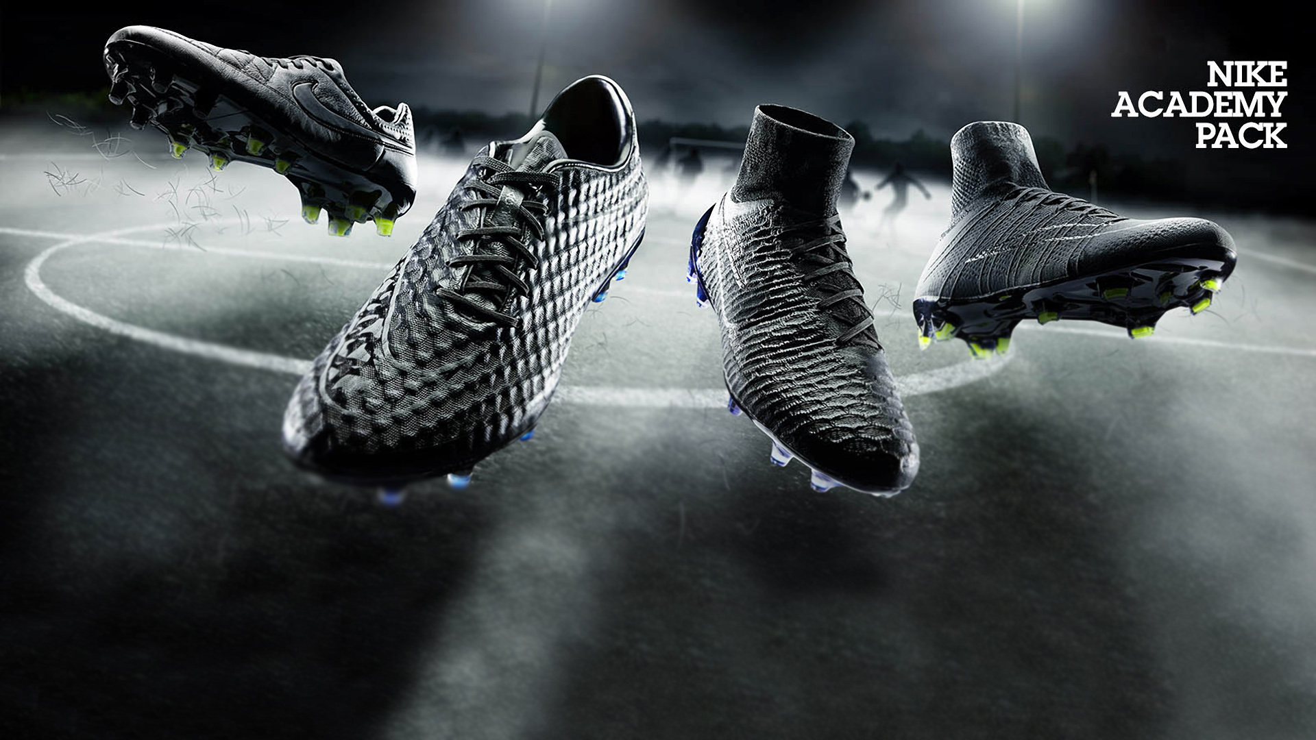 Nike Blackout Soccer Shoes Football Wallpaper In
