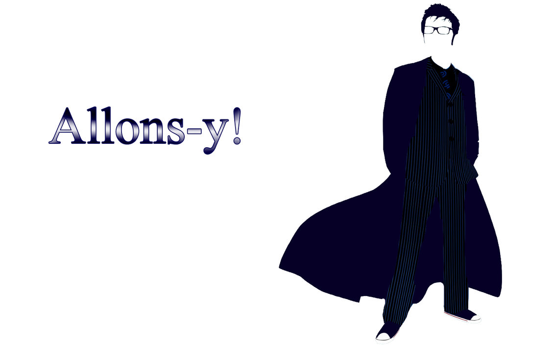 Allons Y Tenth Doctor Minimalist Wallpaper By Maya Winchester On