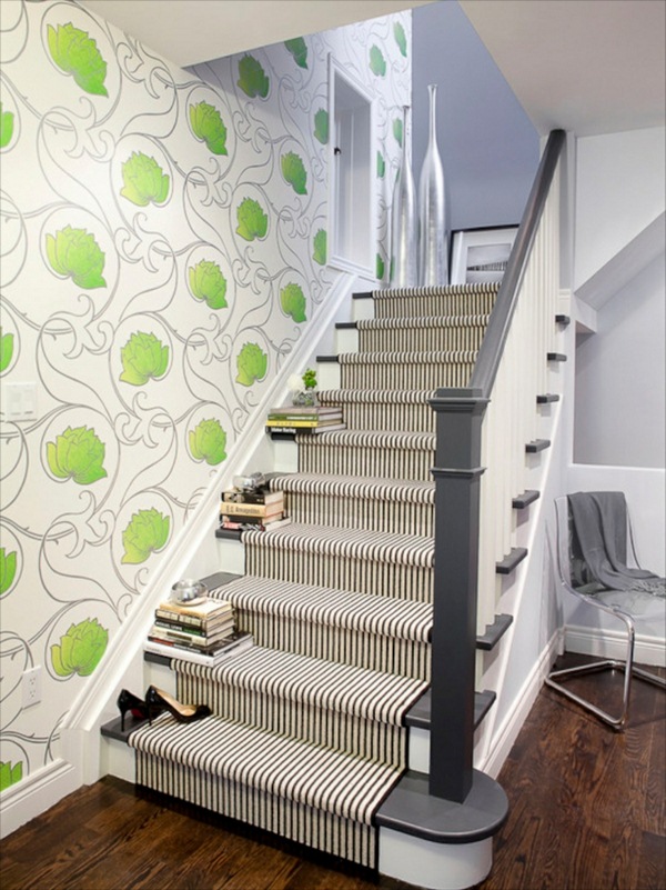 Wall Wallpaper Stairway Decorate
