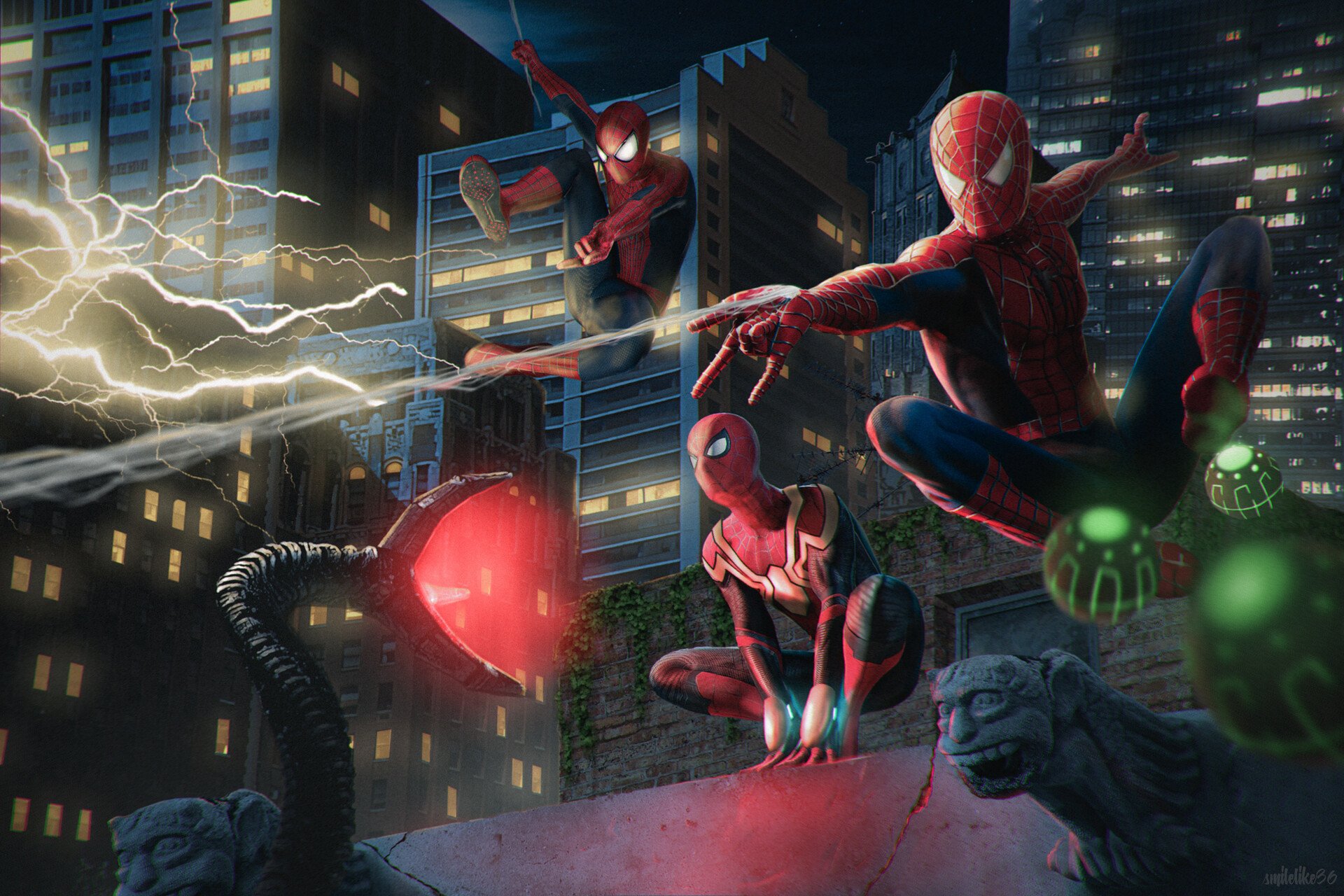 Spider Man No Way Home HD Wallpaper Background Image