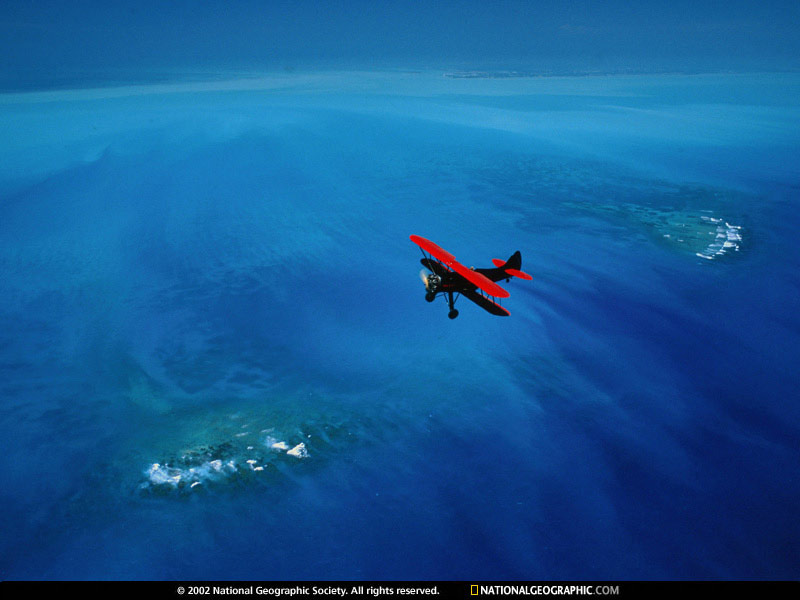 Florida Keys Boundless Biplane 1997 Photo of the Day Picture