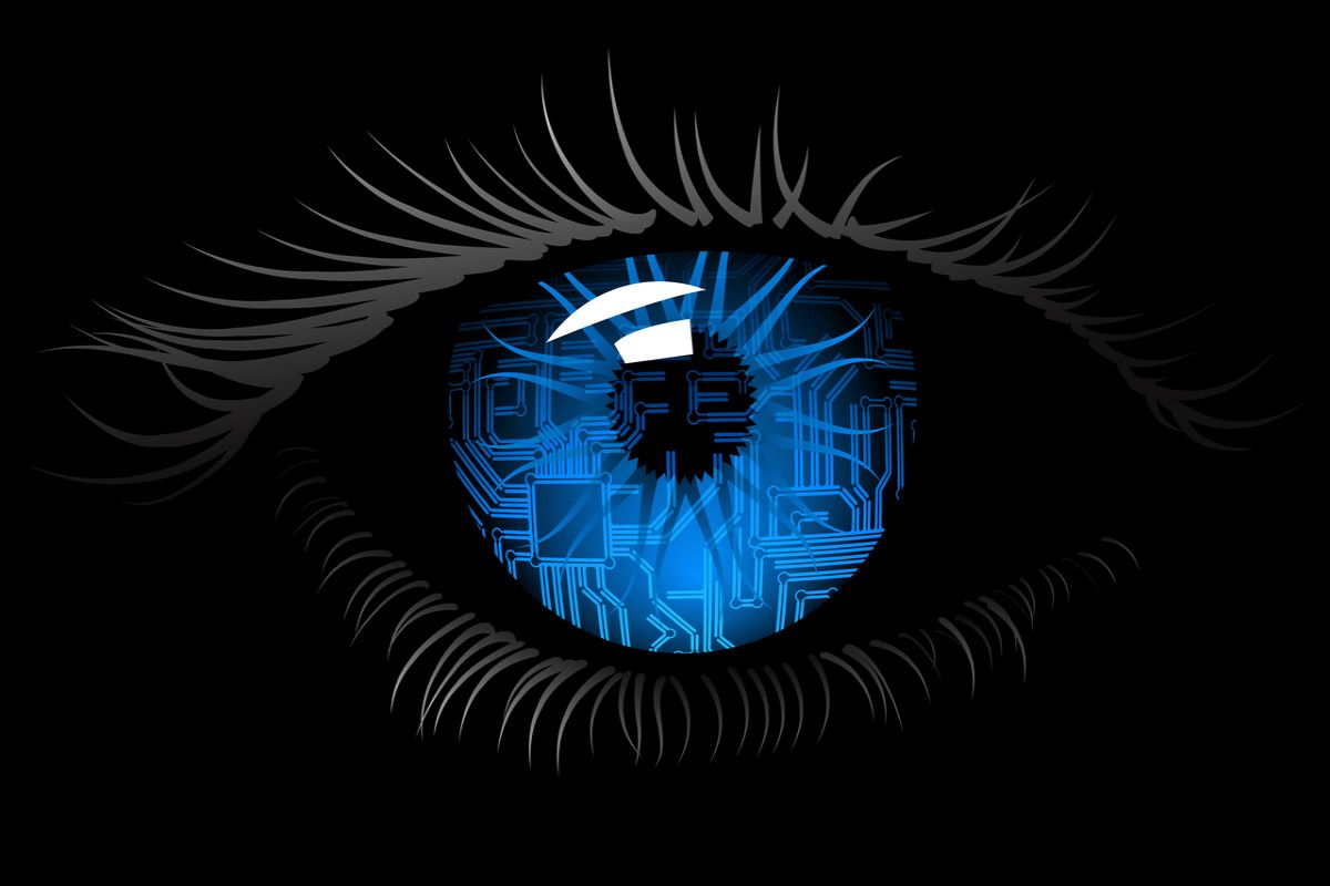 Ojo Informatico Technologic Eye Vector Wallpaper