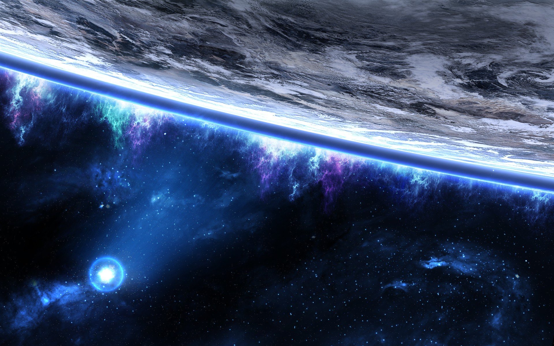 Outer Space Fantasy Art Science Fiction Wallpaper