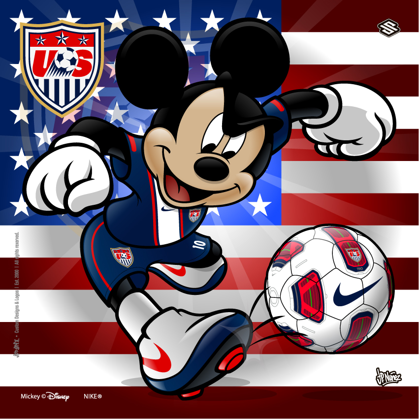 USA Soccer Mickey by jpnunezdesigns on