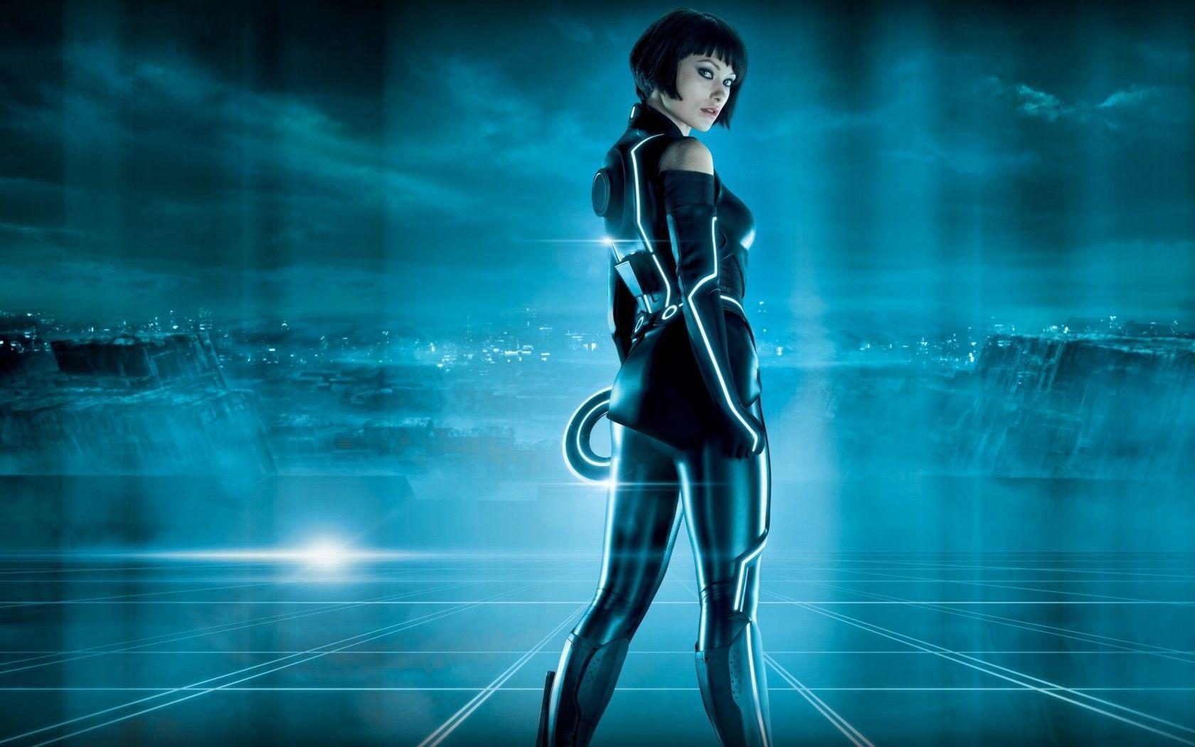 Tron Legacy Olivia Wilde Wallpapers 1680x1050