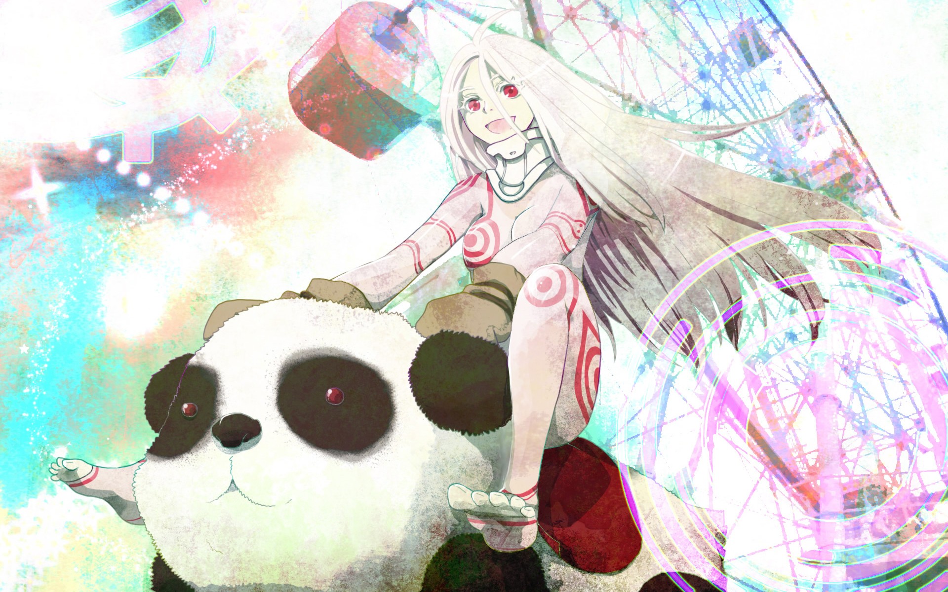 White Hair Anime Girls Shiro Deadman Wonderland Wallpaper Background