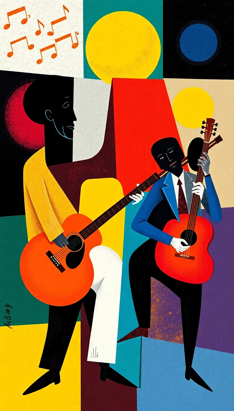 Picasso Music Wallpaper