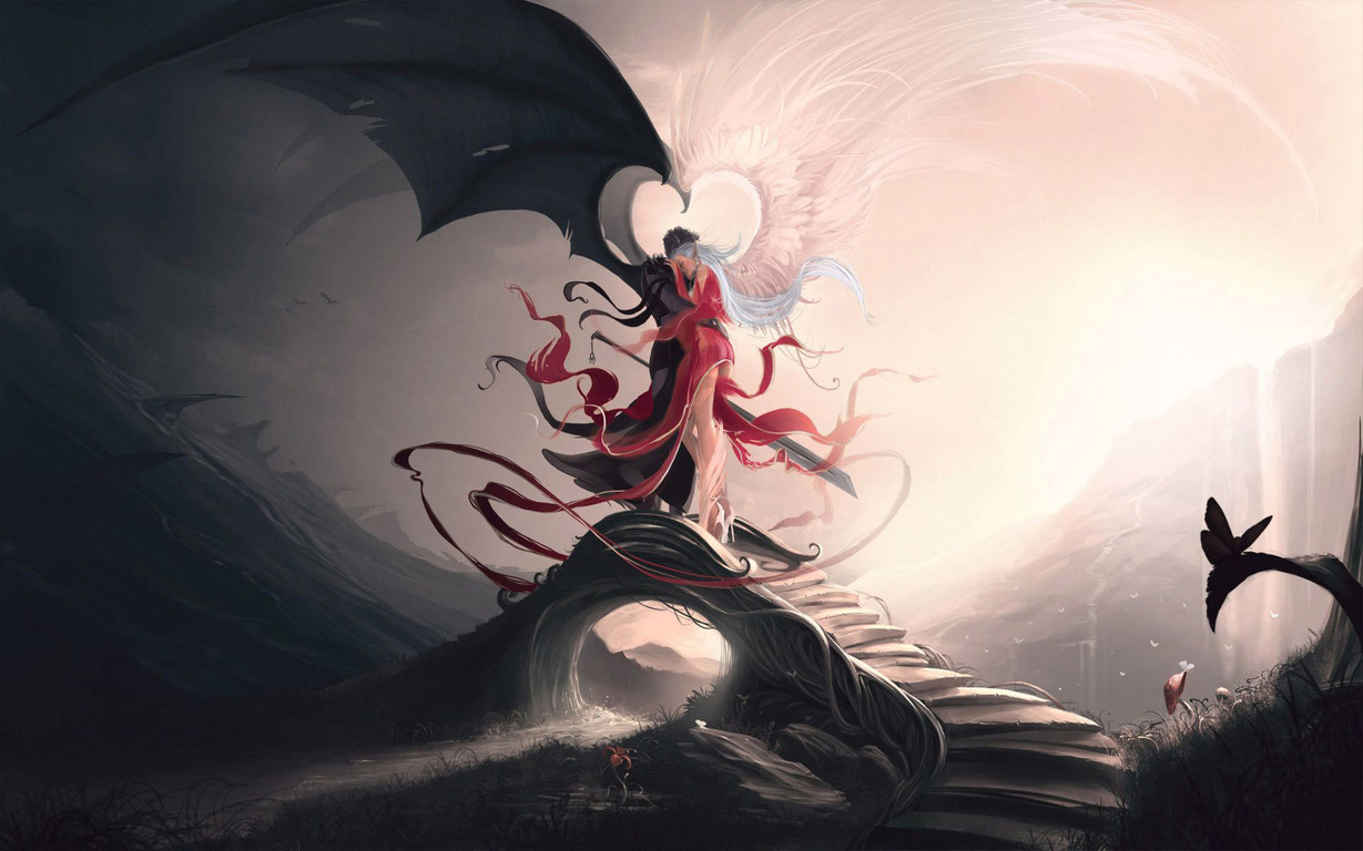 Demon Anime Devil Angel, demon, cg Artwork, fictional Character png | PNGEgg