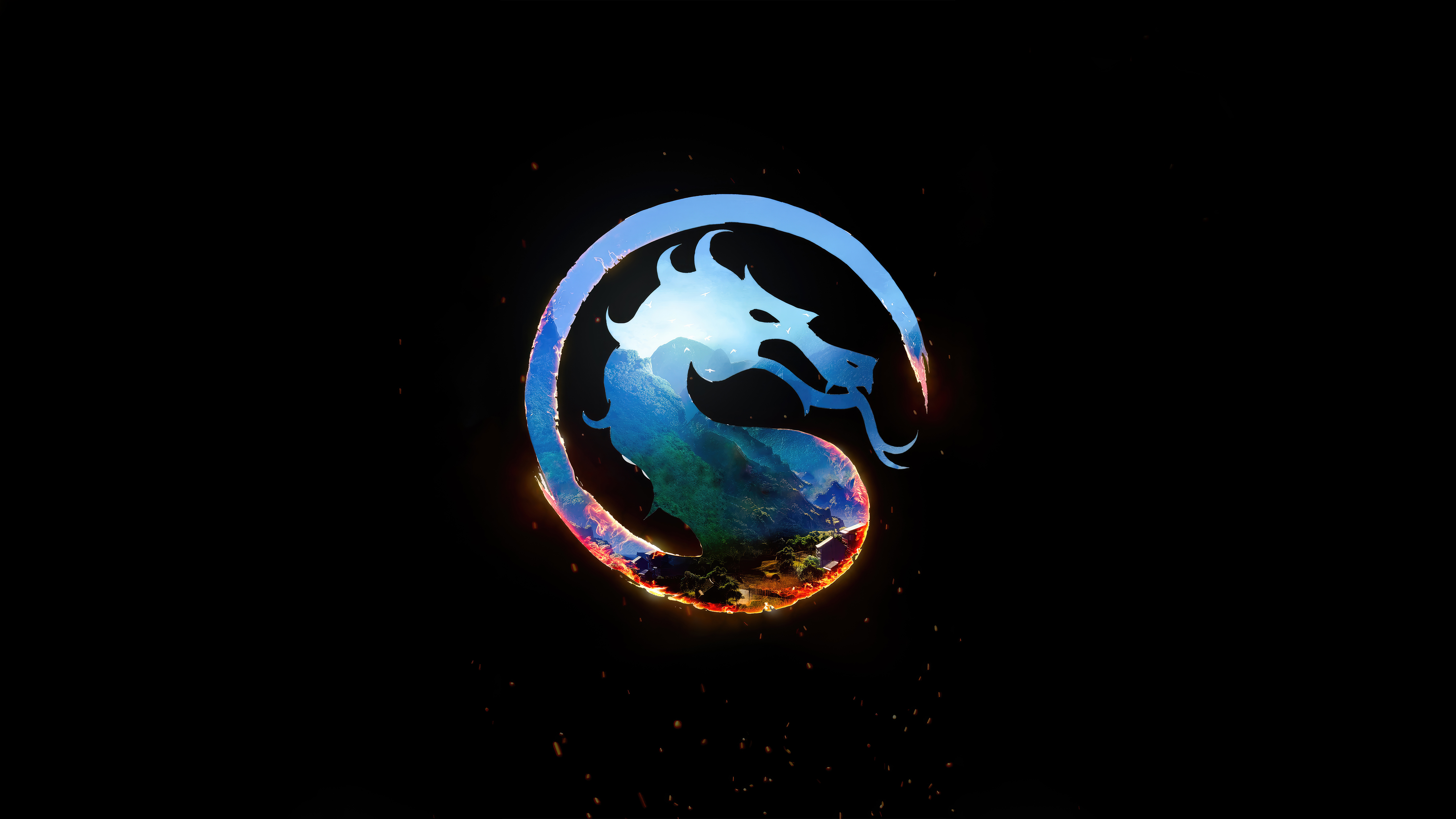 Mortal Kombat Logo 5k Wallpaper HD Games 4k
