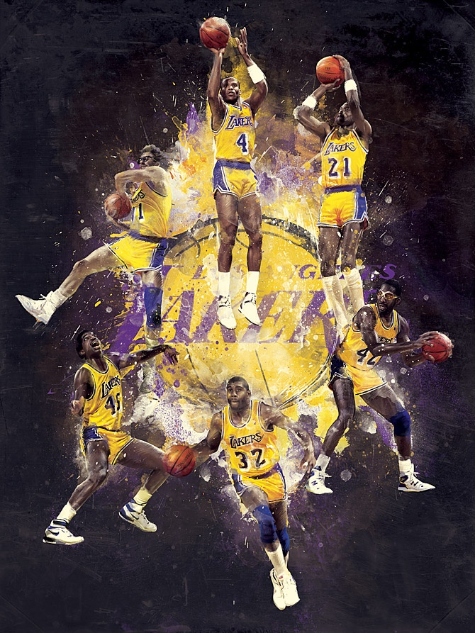 Showtime Laker Legends An L A Lakers Second