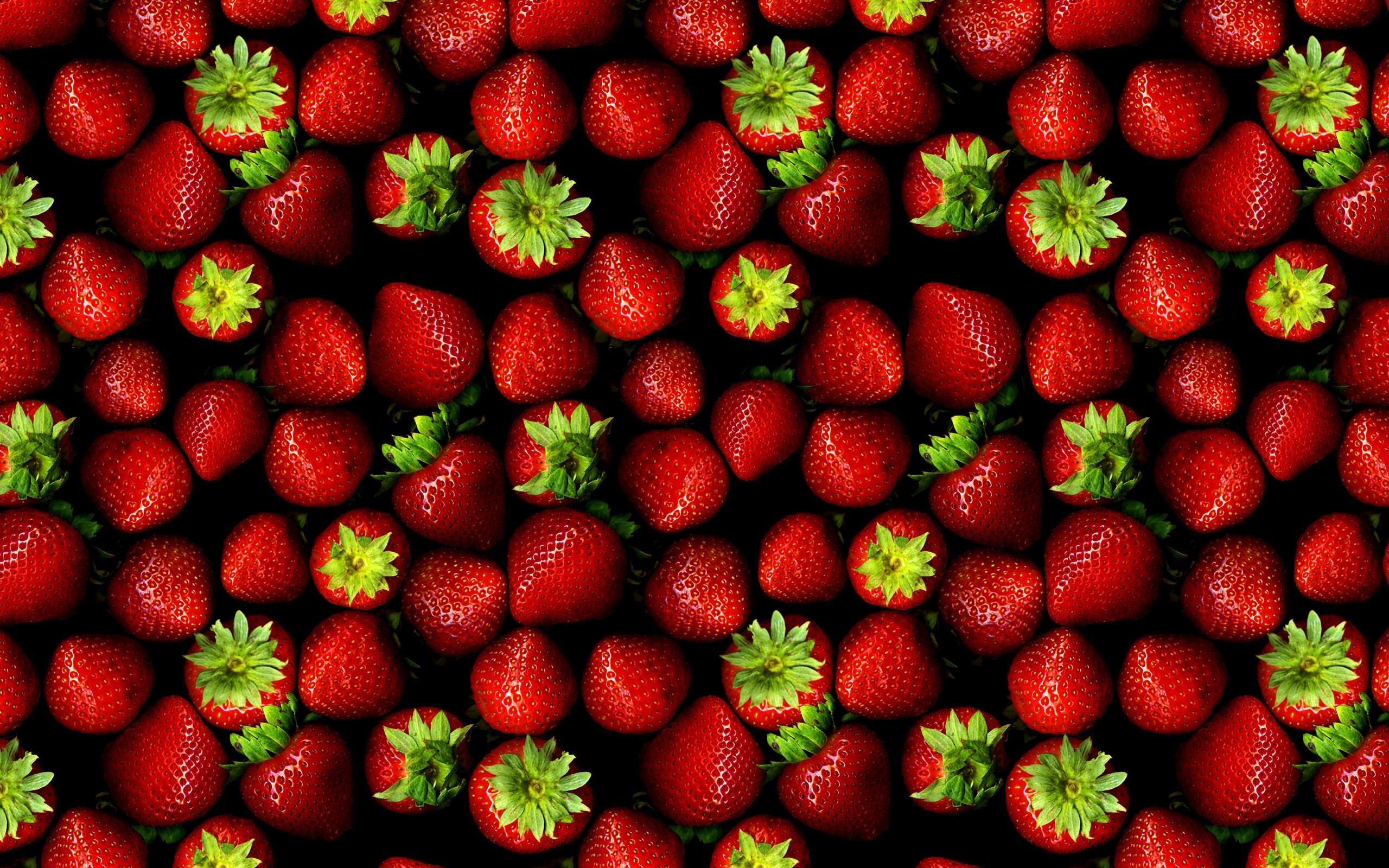 Strawberries Texture Wallpaper