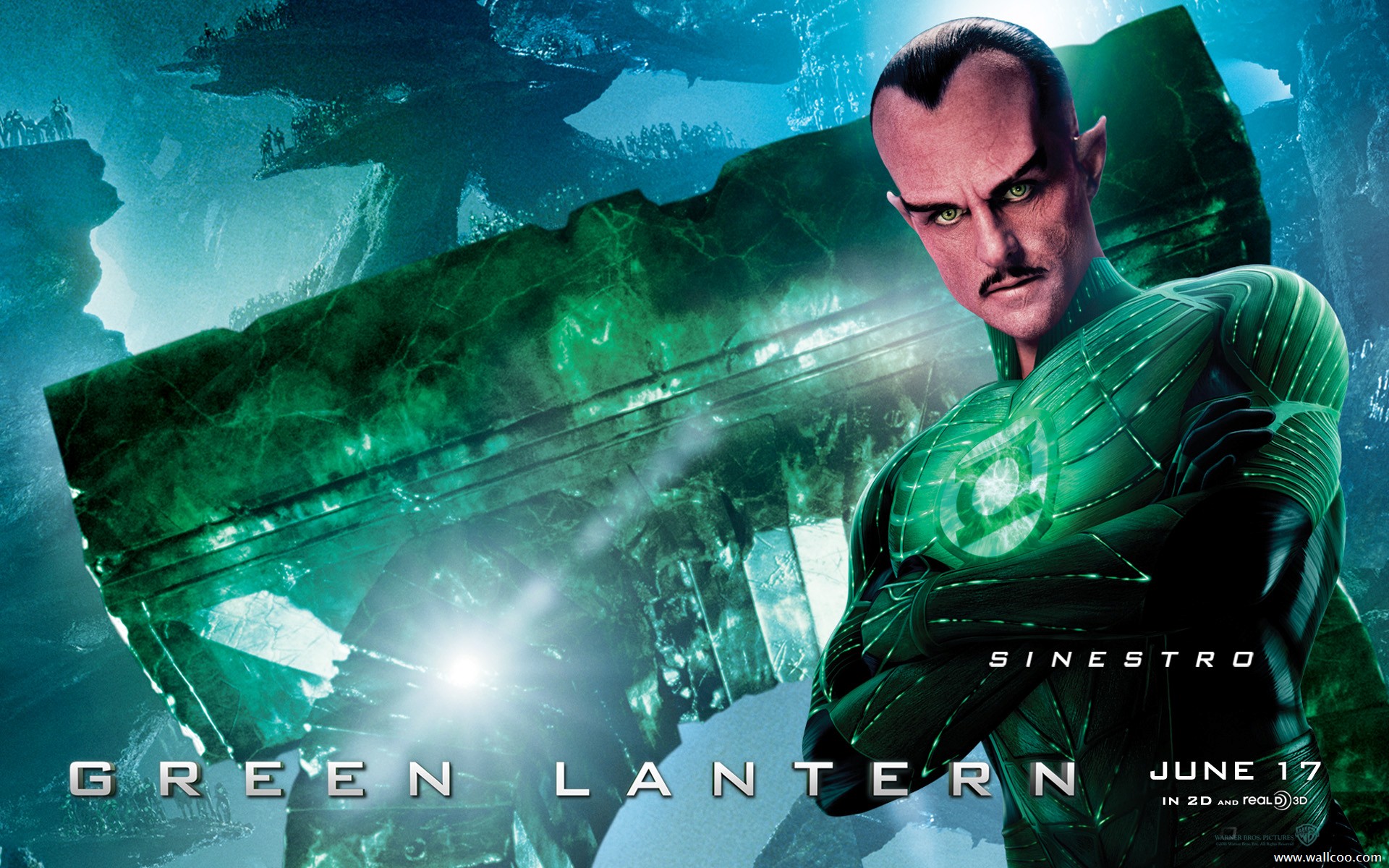 Green Lantern Film Wallpaper American Science Fiction Action