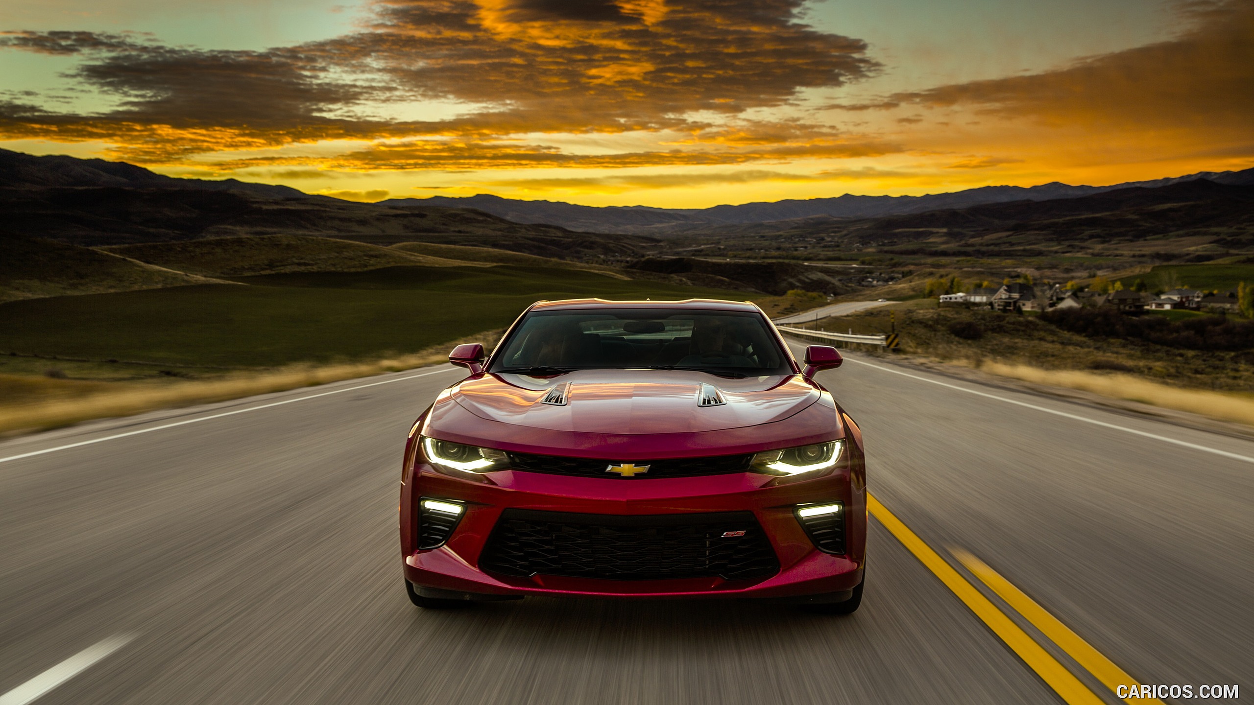 2016 Chevrolet Camaro SS Red   Front HD Wallpaper 61
