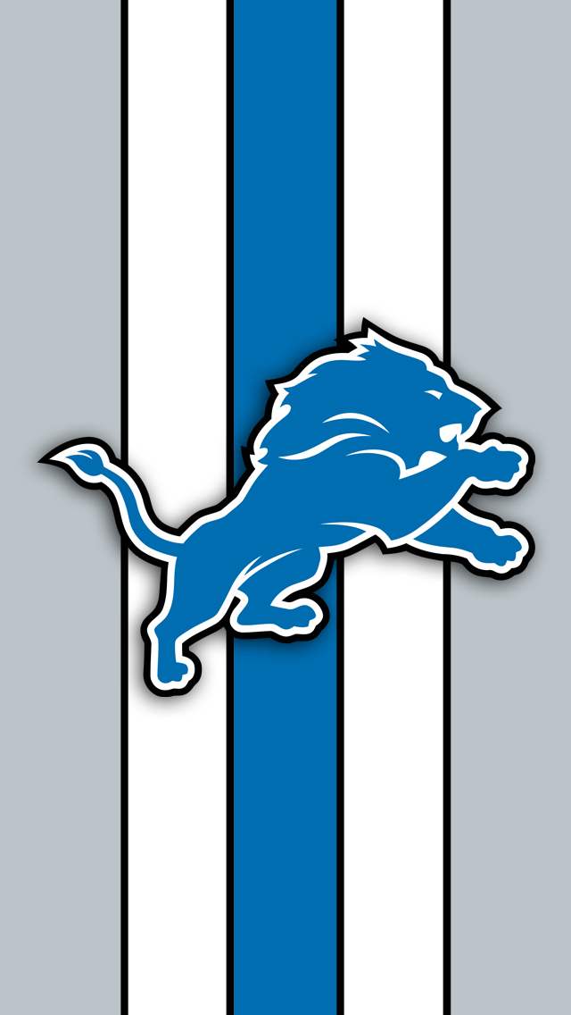 Detroit Lions Logo iPhone 5 Wallpaper