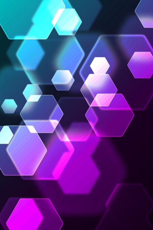 Hexagon Abstract iPhone HD Wallpaper