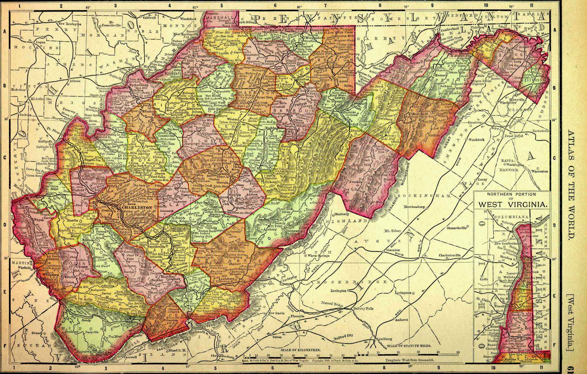Glance At This Old Map Of West Virginia From Lots Beauty