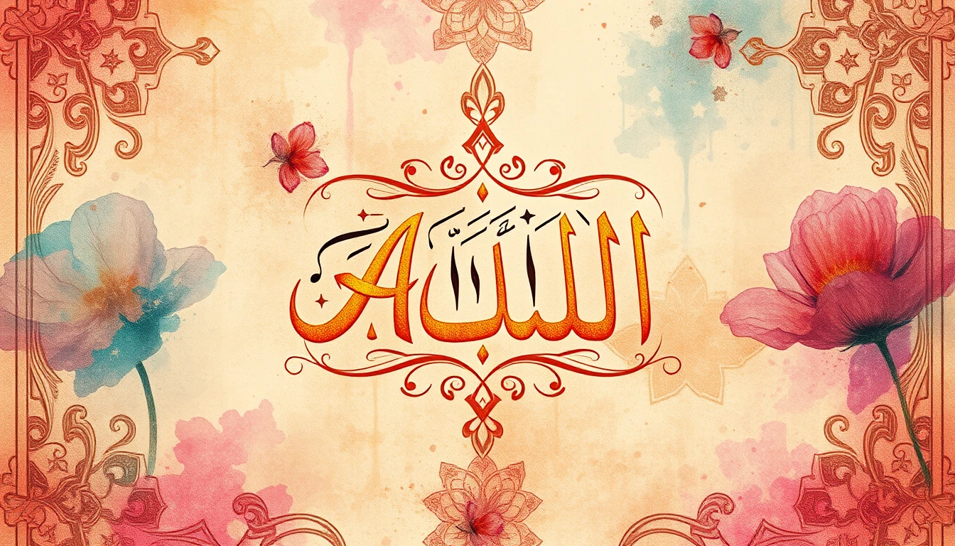 Beautiful Allah Wallpaper