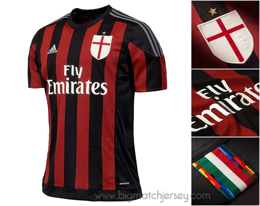 Ac Milan Home Kit Official Jersey