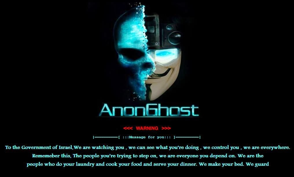 Israel Project Website Hacked and defaced by AnonGhost The Hackers