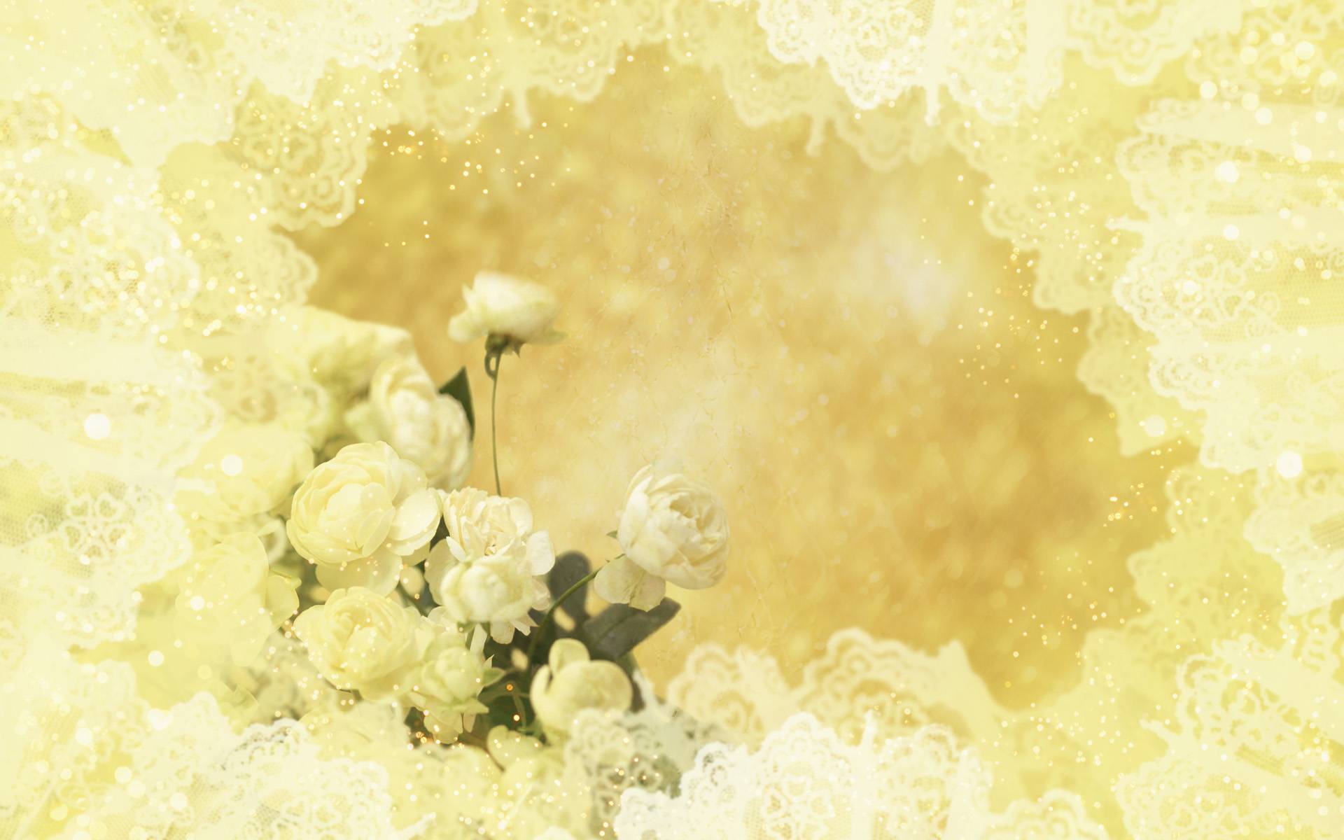 Art White Rose Wedding Flower Estravaganza Dream Wallpaper