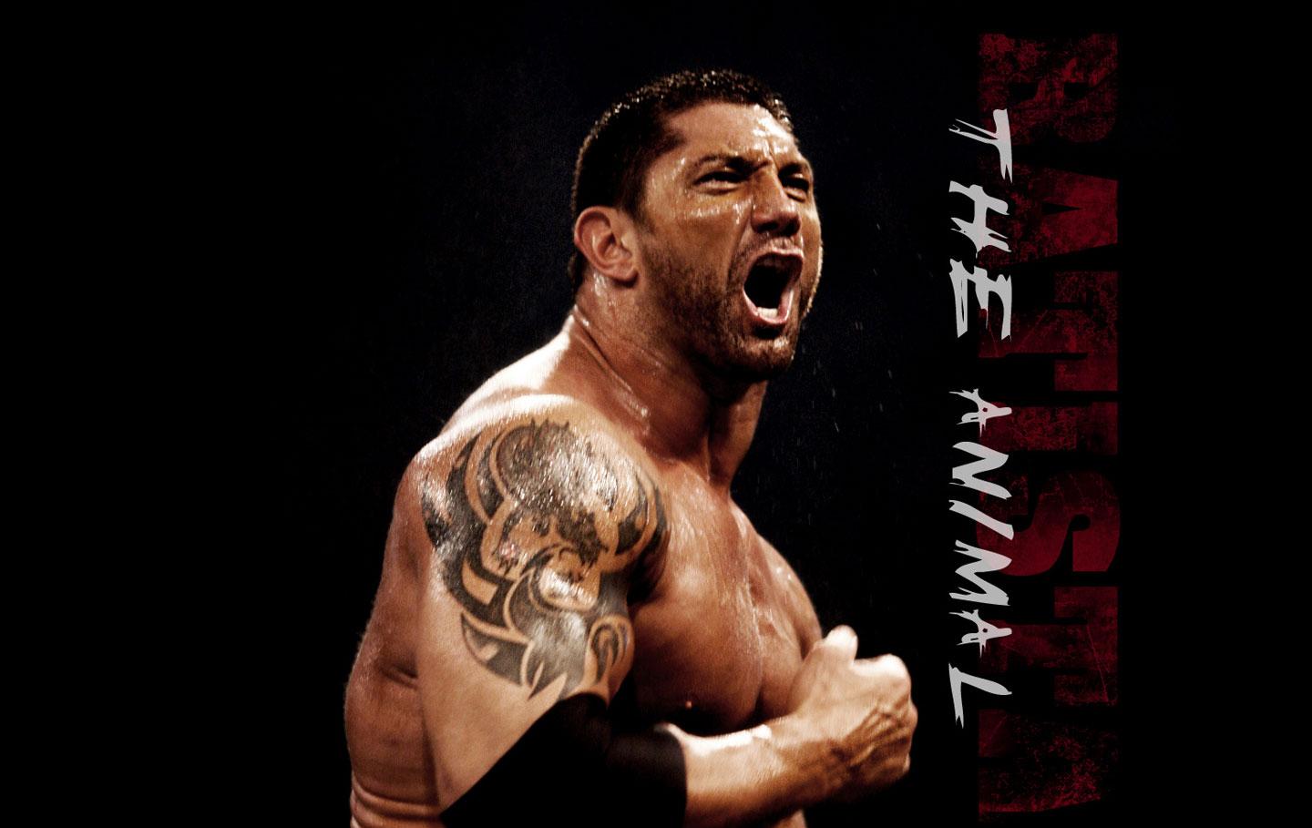 Wrestling Hits Dave Batista HD Wallpaper