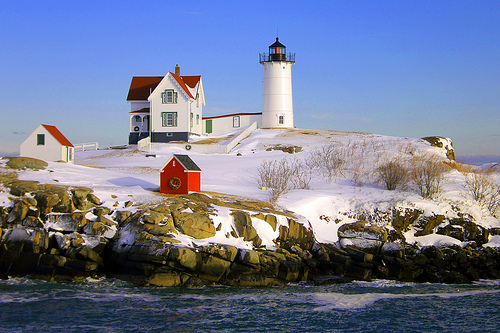 Christmas Maine Lighthouses