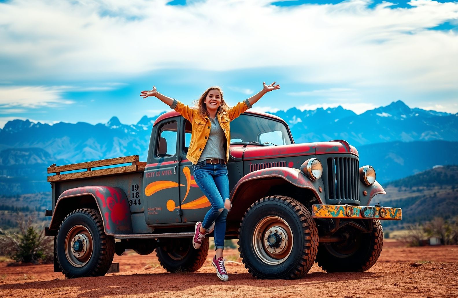 Girls And Trucks Wallpaper