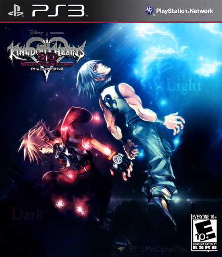 Kingdom Hearts 3d Dream Drop Distance Ps3 Cover By Lmoo Prestige On