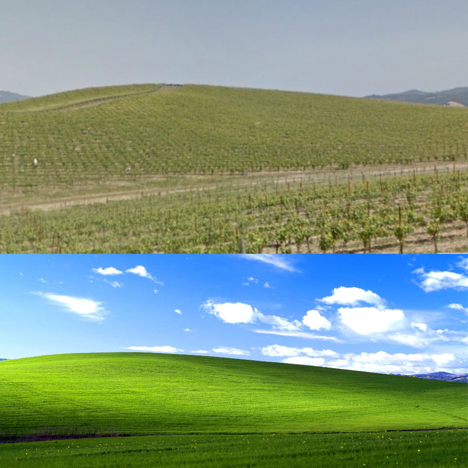 Холмы Windows XP