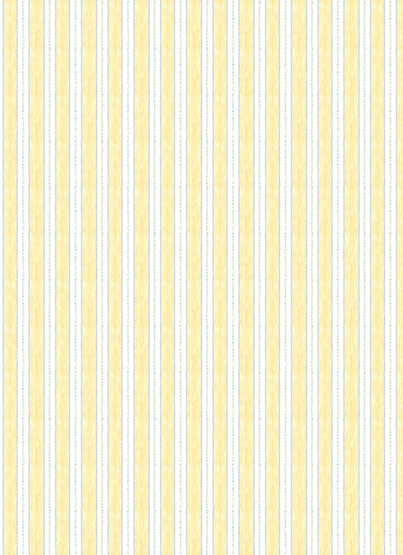 This You Can Yellow Dollhouse Wallpaper