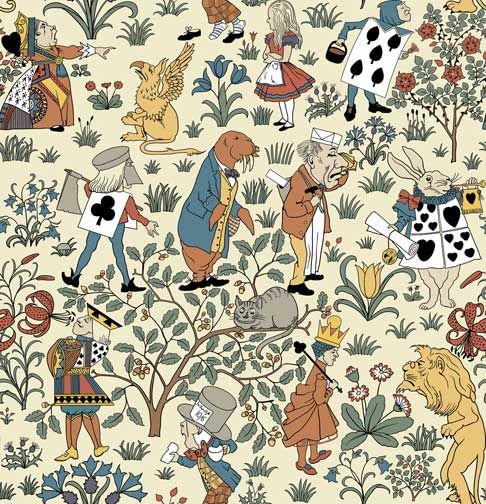 Alice S Wallpaper By Charles Voysey Patterns