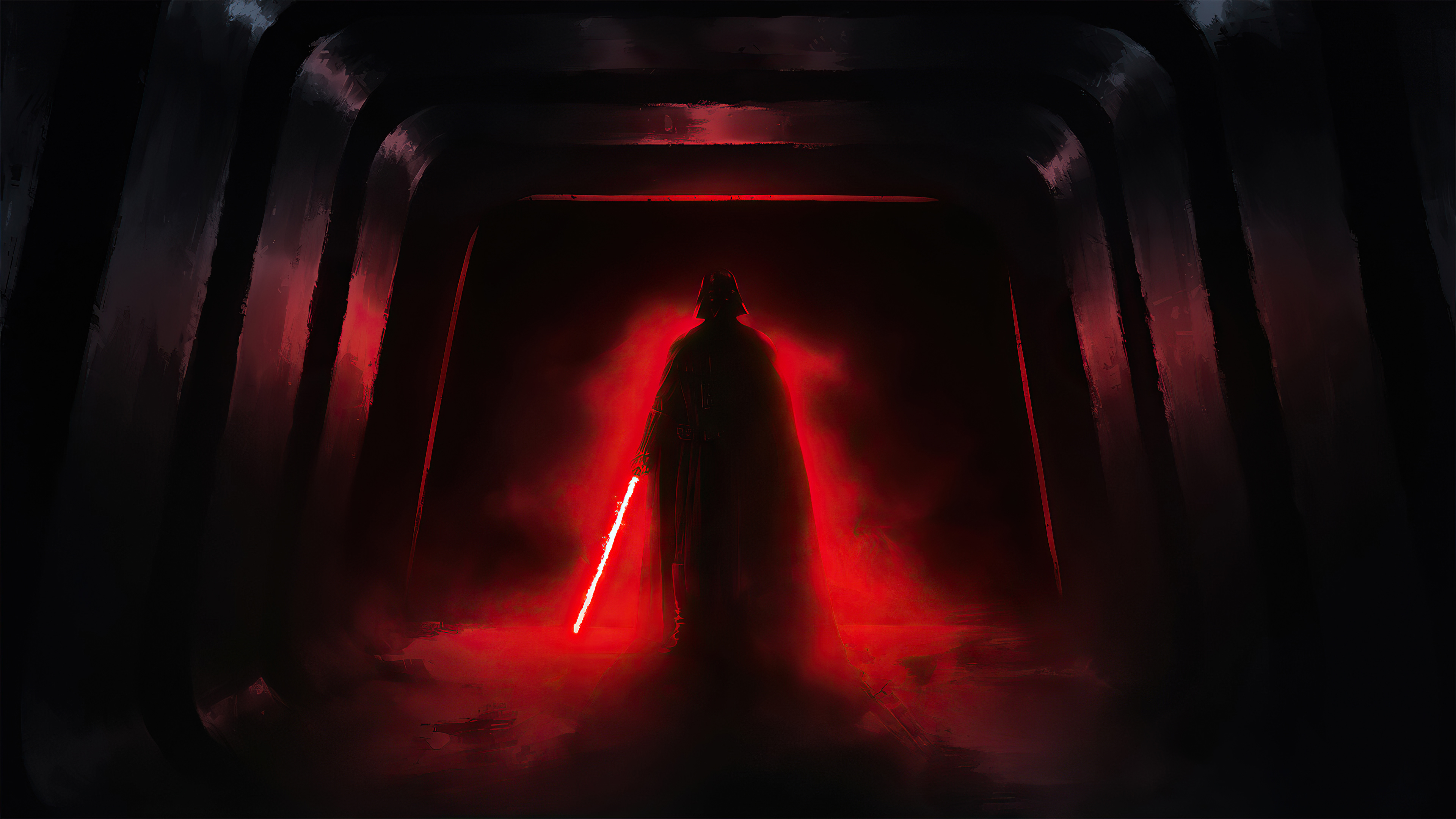 Lightsaber Sith Darth Vader Sci Fi Star Wars 4k Wallpaper