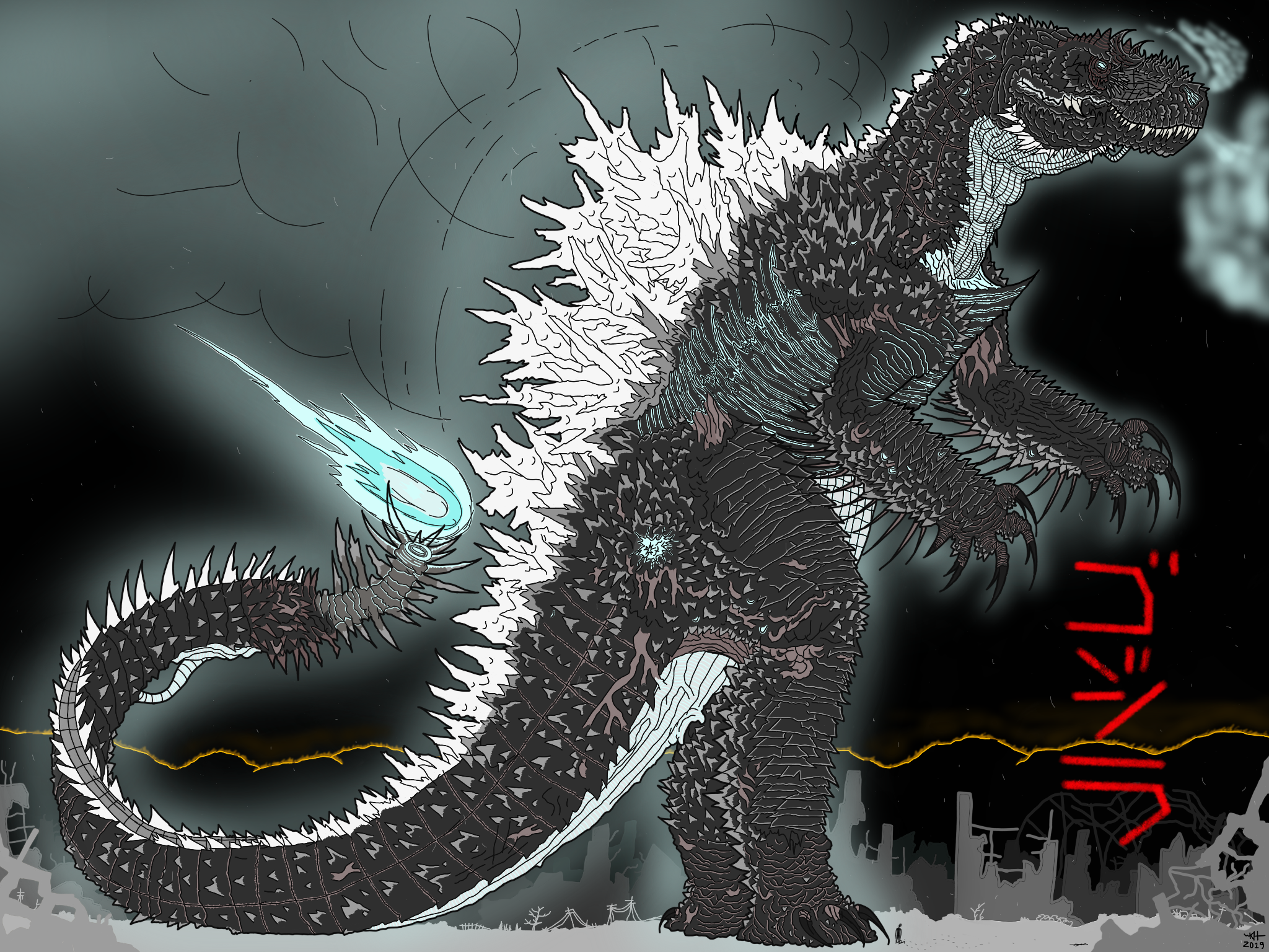 Godzillasaurus Serizawii Colorized By Hublerdon In