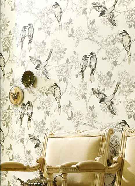 Maison Songbird Dove Wallpaper By Prestigious Wallcoverings