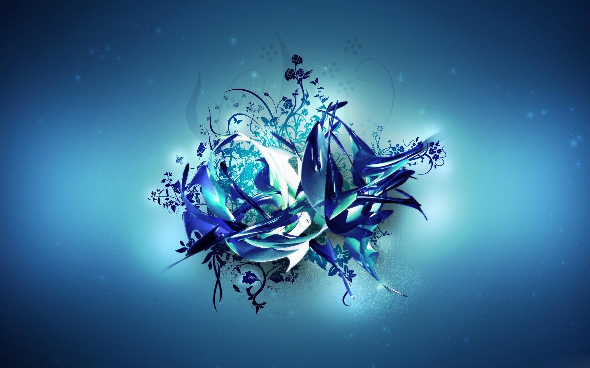 3d Blue Abstract Wallpaper 8544 Hd Wallpapers in 3D   Imagescicom
