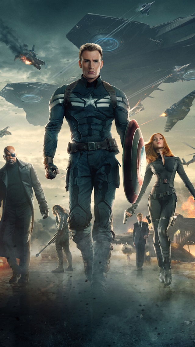 Captain America The Winter Soldier iPhone Wallpaper