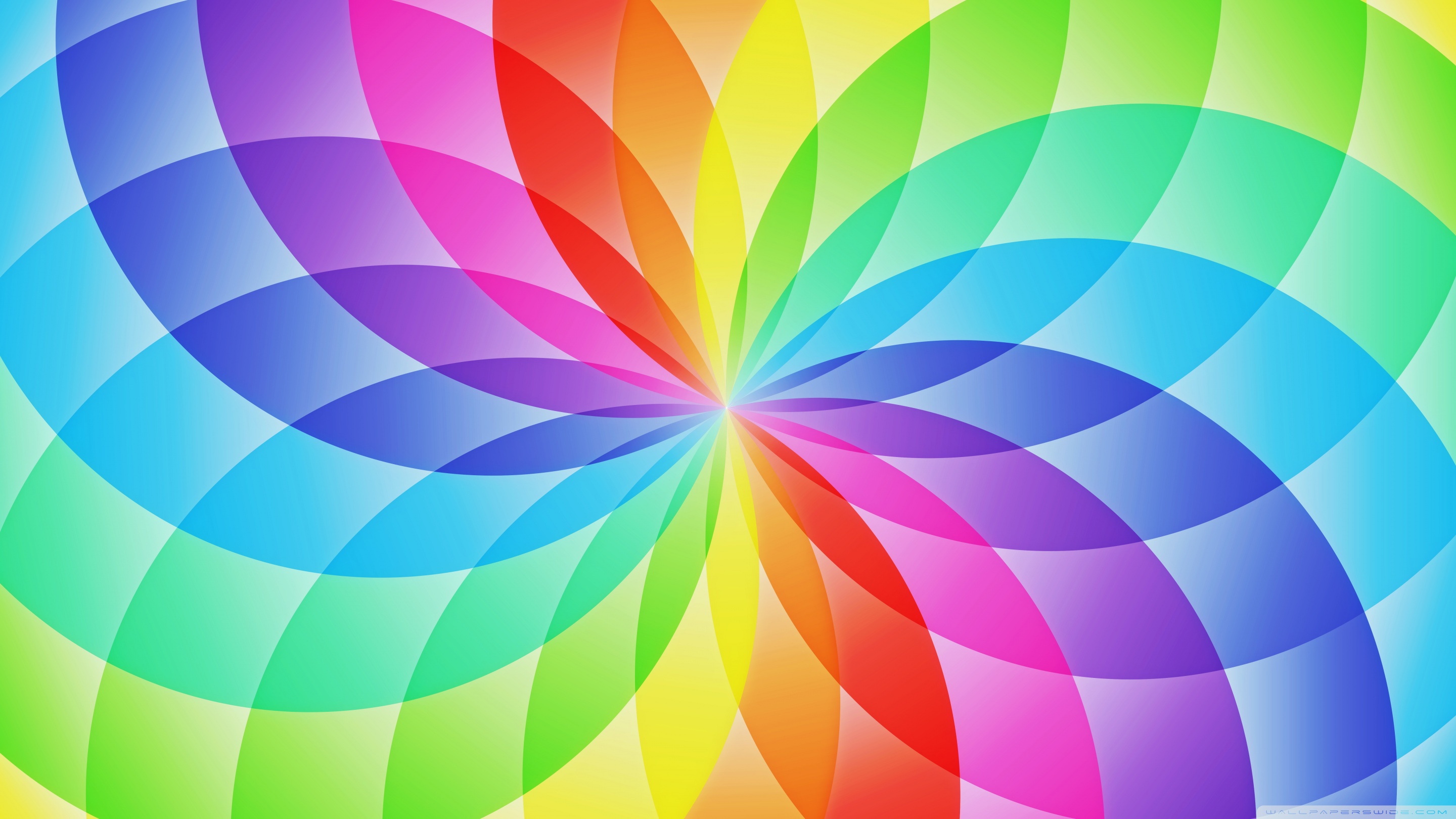 Rainbow Circles HD Wallpaper Wallpaperlists