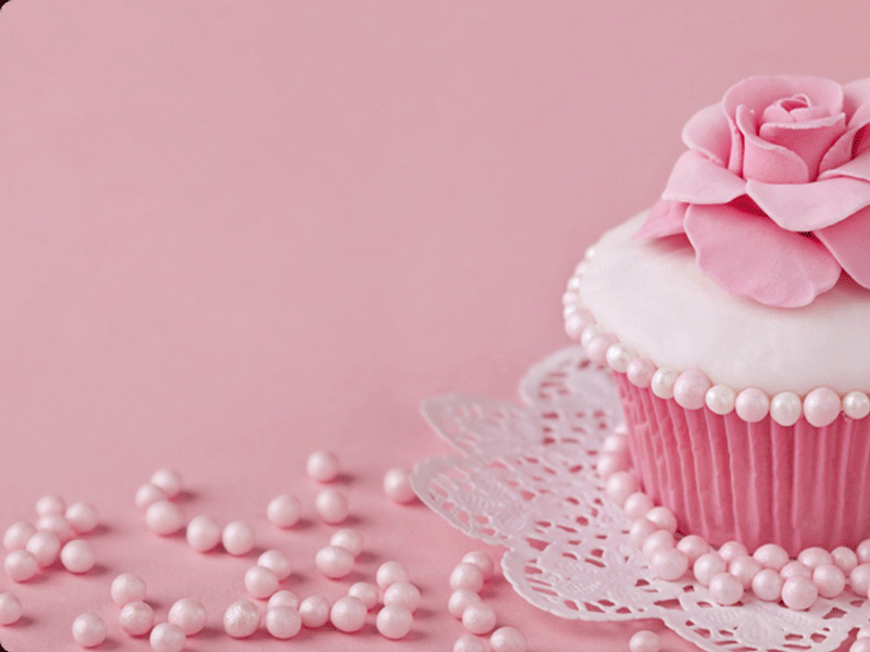 Pink Cupcake Wallpaper Desktop Background In