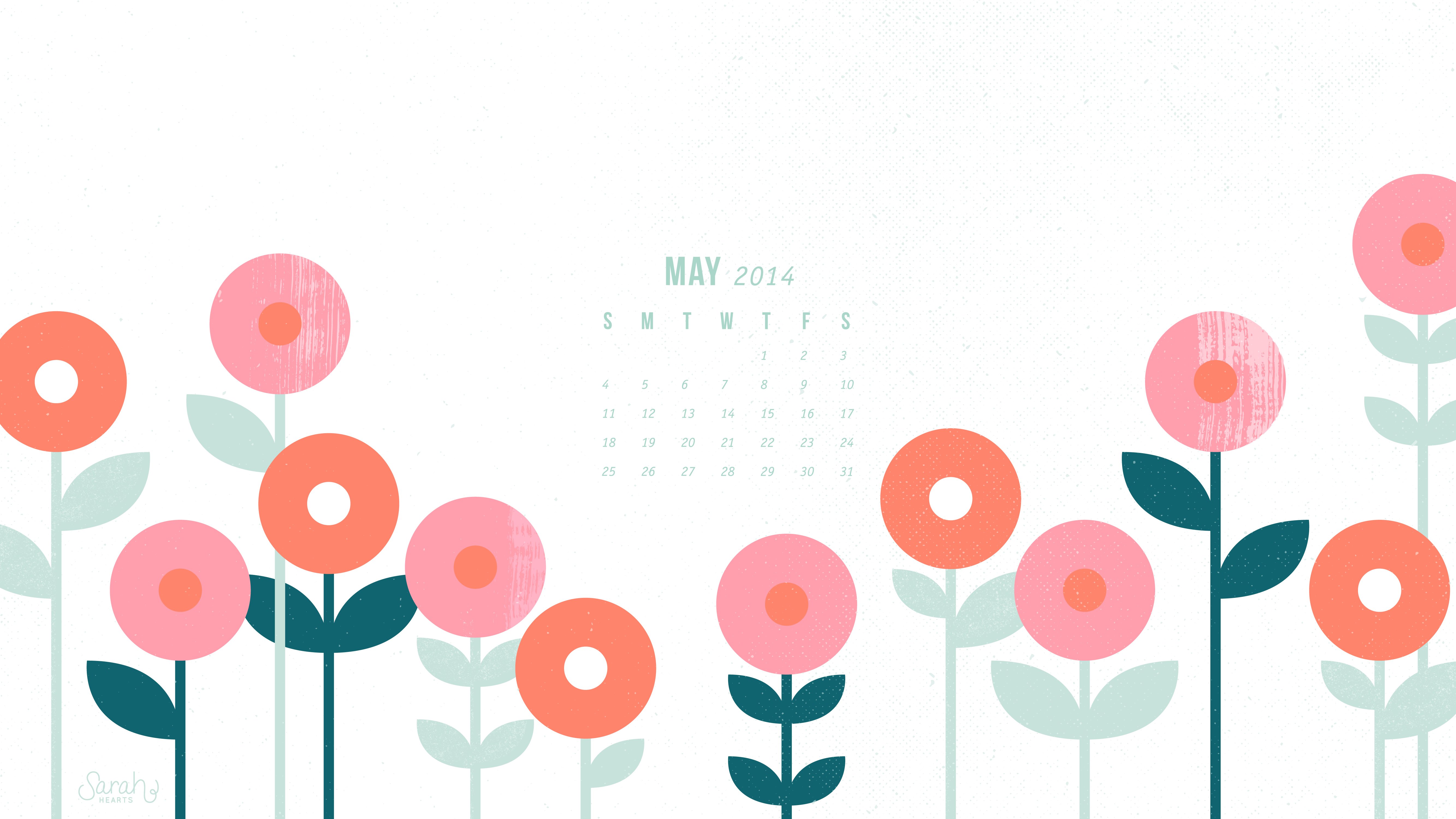 May 2014 Calendar Wallpapers   Sarah Hearts 5333x3000
