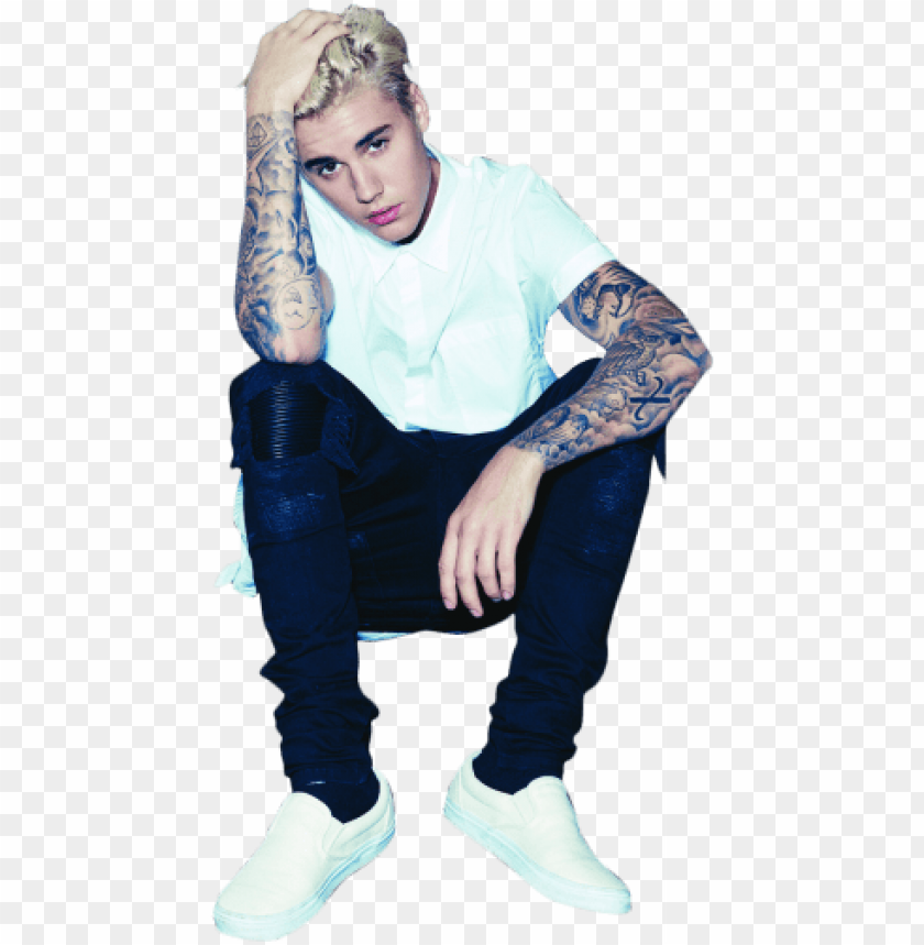 Justin Bieber Sitting Png Image With Transparent Background Toppng
