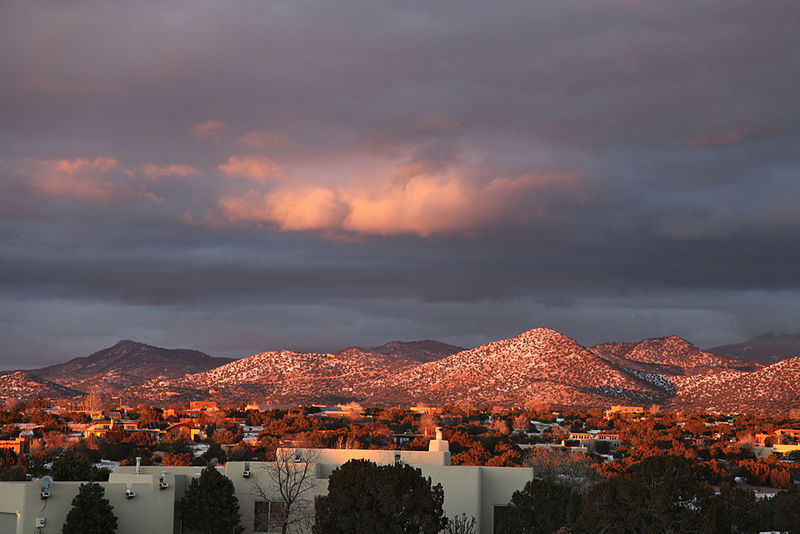 Description Sunset Eldorado At Santa Fe New Mexico Jpg
