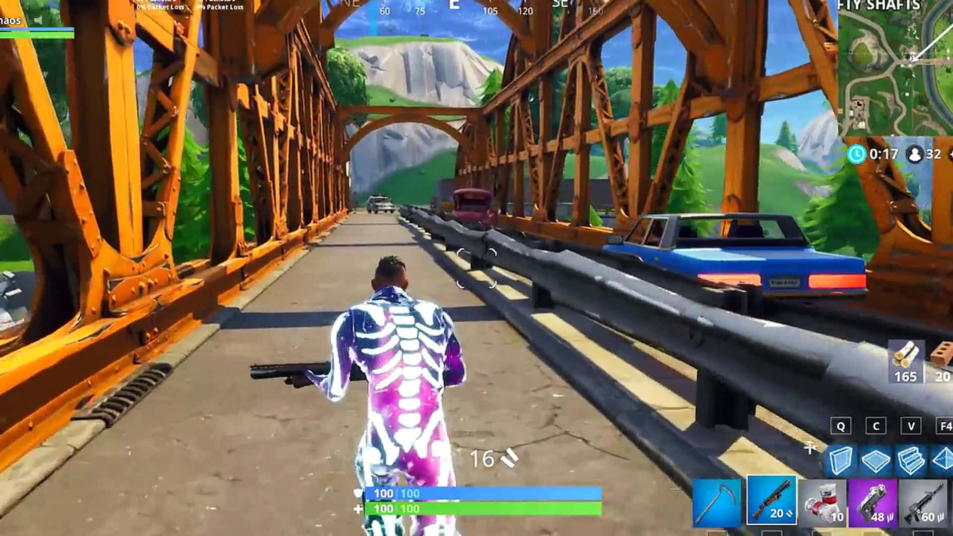 Purple Skull Trooper Wallpaper