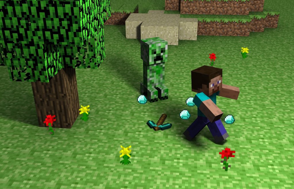 The Minecraft Creeper Game Wallpaper Full HD Points