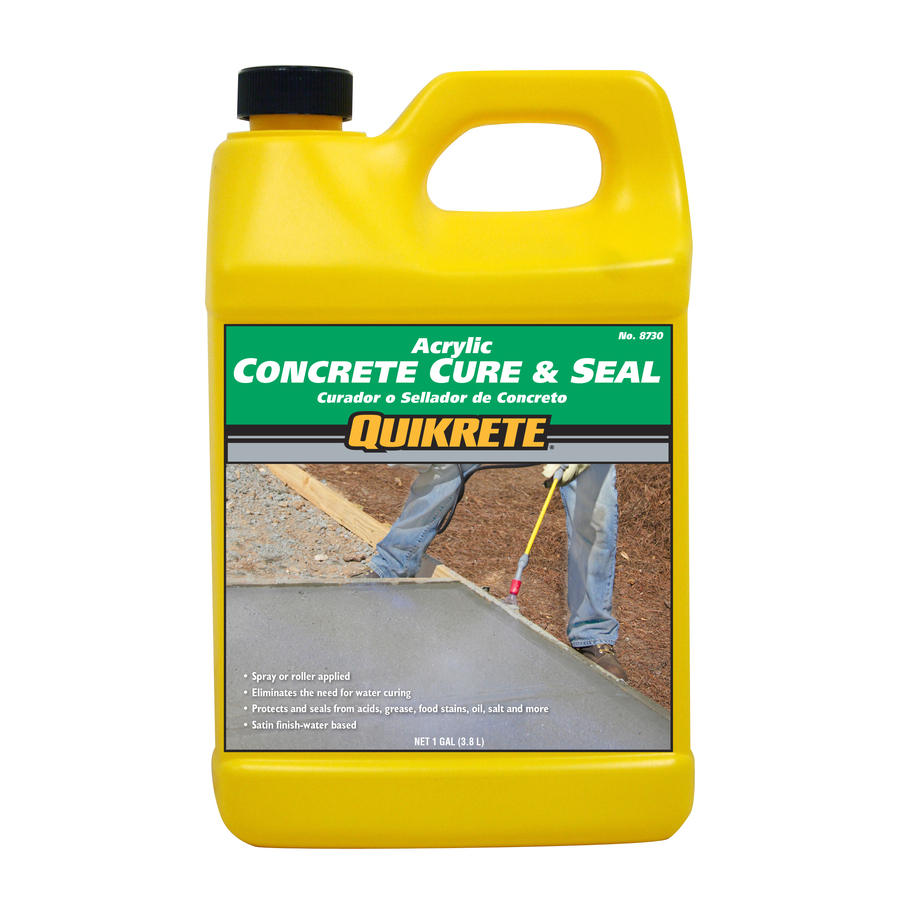 Shop Quikrete Gallon Acrylic Concrete Cure And Seal At Lowes
