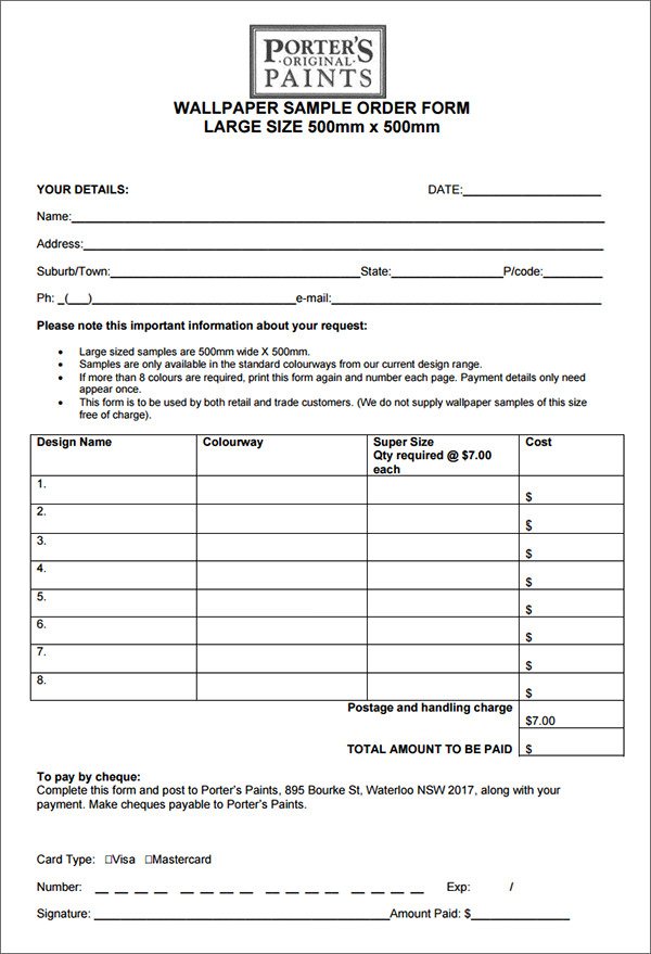 [47+] Order Wallpaper Samples WallpaperSafari