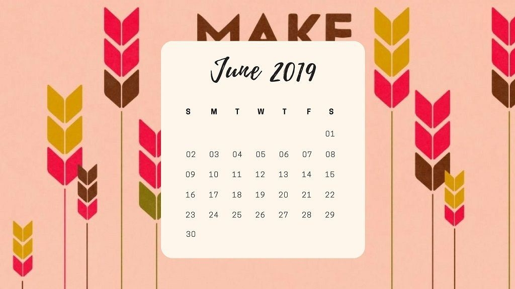 July 2019 Calendar Wallpaper wed easecom