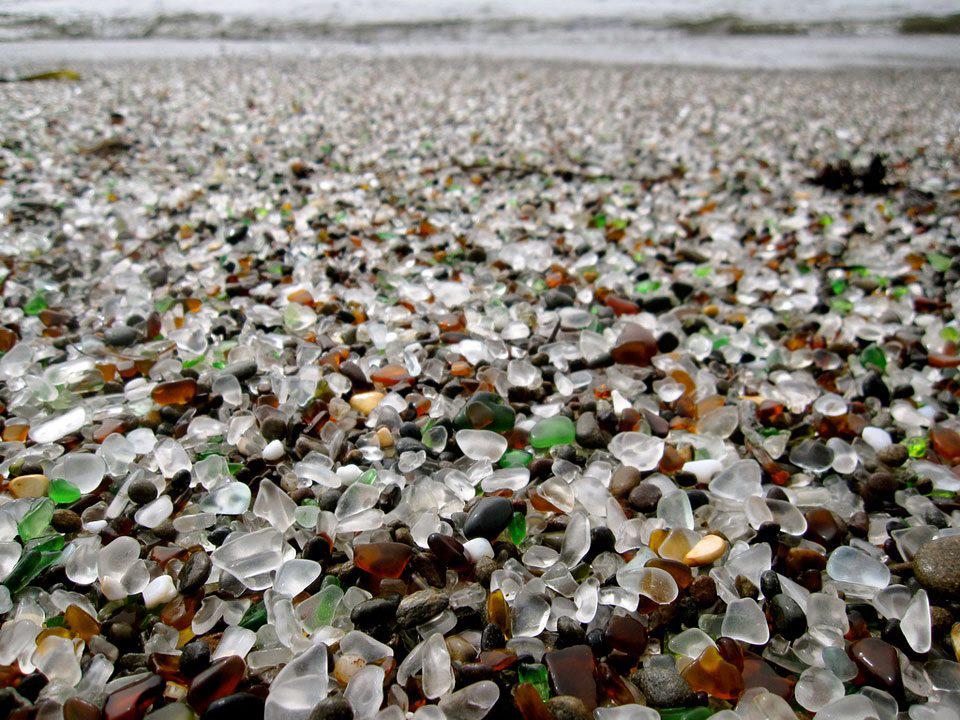 Glass Beach At Fort Bragg In California Wallpaper Other Photogra